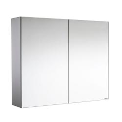 Armoire de toilette miroir 80 cm - 2 portes - Oslo - Allibert - PlaneteBain.com