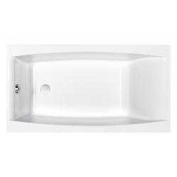 Baignoire rectangulaire 140x75 cm VIRGO encastrable en acrylique + tablier central - PlaneteBain.com