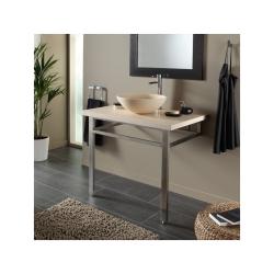 Ensemble plan + vasque pierre beige egyptien classique revisité PLANETE BAIN