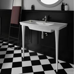 Lavabo rétro console en céramique 100 cm Lavita - PlaneteBain.com