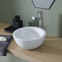 Lave mains design en bol blanc - PlaneteBain.com