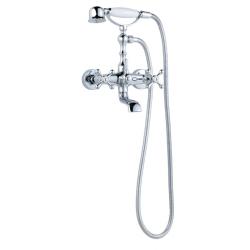 Mélangeur rétro Bain douche mural Liverpool - PlaneteBain.com