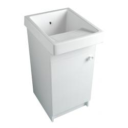 Meuble blanc pour bac à laver - PlaneteBain.com