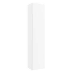 Meuble colonne de salle de bain H 140 cm coloris blanc mat à suspendre - KARAIB - PlaneteBain.com