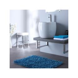 Meuble de salle bain à suspendre équipé d'un mini totem design blanc - PlaneteBain.com