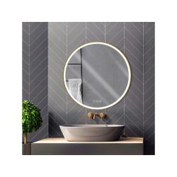 Miroir Salle de Bain Led Rond Doré - Ø60 CM - SOLAR - PlaneteBain.com