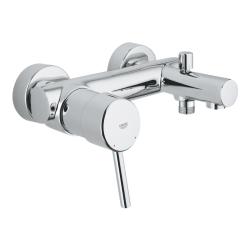 Mitigeur bain douche mural chromé - mécanique - New concetto - 32700001 - Grohe - PlaneteBain.com