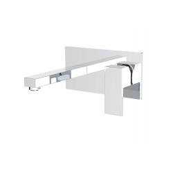 PROMO Mitigeur lavabo mural chromé P 17.4 cm - Encastrable - Encarré - PlaneteBain.com