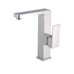 Mitigeur lavabo haut chromé avec bonde H 20 cm - Mezzo - PlaneteBain.com