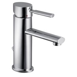 Mitigeur lavabo chromé avec bonde H 19 cm - Paulina - PlaneteBain.com