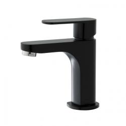 Mitigeur lavabo noir mat avec bonde H 14.6 cm - Nolen PLANETE BAIN