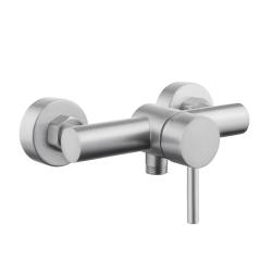 Mitigeur de douche mécanique inox brossé - Alois - PlaneteBain.com