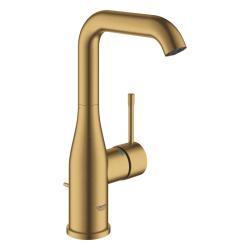 Mitigeur lavabo haut avec bonde H 24.4 cm Cool Sunrise brossé - Essence - 32628GN1 - taille L - Grohe - PlaneteBain.com