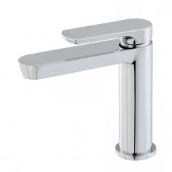 Mitigeur lavabo chromé avec bonde H 15.7 cm - Addict - PlaneteBain.com