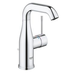 Mitigeur lavabo vasque avec bonde H 19.3 cm chromé - Essence - 23462001 - taille M - Grohe - PlaneteBain.com