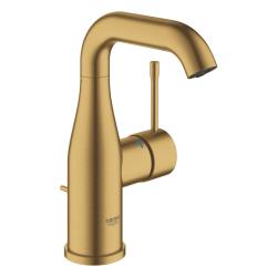 Mitigeur lavabo vasque avec bonde H 19.3 cm Cool Sunrise brossé - Essence - 23462GN1 - taille M - Grohe - PlaneteBain.com