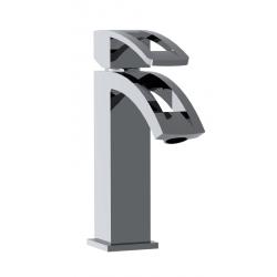 Mitigeur lavabo chromé avec bonde H 18.3 cm - Duo PLANETE BAIN