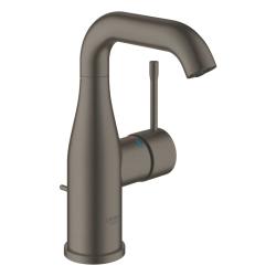 Mitigeur lavabo vasque avec bonde H 19.3 cm Hard Graphite brossé - Essence - 23462AL1 - taille M - Grohe - PlaneteBain.com