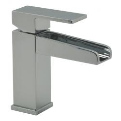 Mitigeur lavabo chromé H 14.6 cm Cascade - Luzz PLANETE BAIN