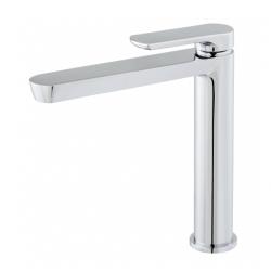 Mitigeur lavabo haut chromé avec bonde H 22.1 cm - Addict - PlaneteBain.com