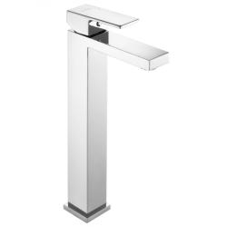 Mitigeur lavabo haut chromé avec bonde H 31 cm - Kabic PLANETE BAIN