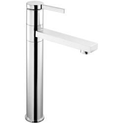 Mitigeur lavabo haut chromé avec bonde H 29 cm - Tiki - PlaneteBain.com