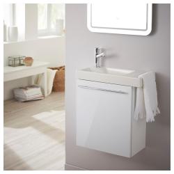 Pack lave mains blanc + Lave mains + Robinetterie eau froide - PlaneteBain.com