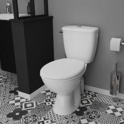 Pack WC à poser sortie horizontale NF avec bride - Enzo - PlaneteBain.com