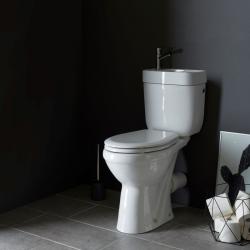 Pack wc surélevé Sortie Horizontale avec lave mains intégré - PlaneteBain.com