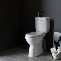 Pack wc surélevé sortie verticale avec lave mains - PlaneteBain.com