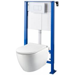Pack wc suspendu autoportant et cuvette céramique - PlaneteBain.com