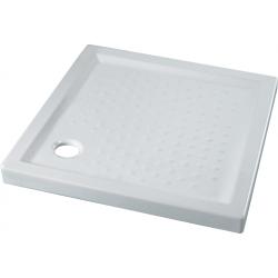 Receveur de douche extraplat 80x80 cm en grès céramique NF antidérapant - PlaneteBain.com