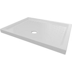 Receveur de douche extraplat 80x100 cm en grès céramique NF antidérapant - PlaneteBain.com