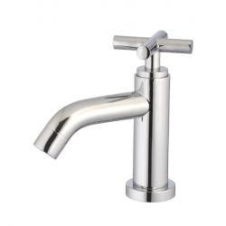 Robinet lave-mains chromé H 14.2 cm - Croce - eau froide uniquement PLANETE BAIN