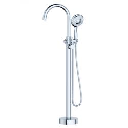 Mitigeur bain douche sur pied moderne pour baignoire ilot - PlaneteBain.com
