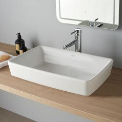 Vasque semi encastrée rectangulaire Rita - PlaneteBain.com