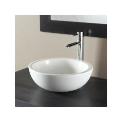 Vasque à poser bol design blanche - PlaneteBain.com