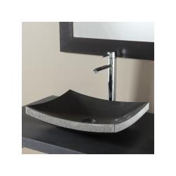 Vasque à poser en pierre naturelle pure et élégante - PlaneteBain.com
