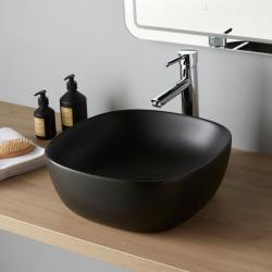 Vasque à poser noire en céramique 40.5 cm - Vienne PLANETE BAIN