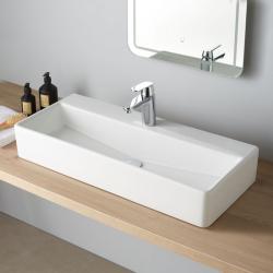 Vasque de salle de bain Minima rectangulaire 80x35 PLANETE BAIN