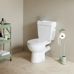 PROMO WC à poser avec lave-mains intégré sans bride sortie horizontale - Manila duo - PlaneteBain.com