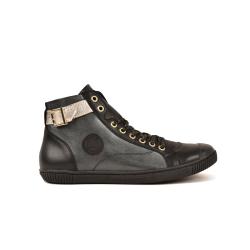 BASKET FEMME BANJOU LATSA/MIX F4H NOIR/DORÉ