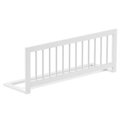 PROMO Barrière en hêtre massif pour lit enfant AUBANE blanc, Couleur Blanc, L105, l32, H40, ALFRED ET COMPAGNIE