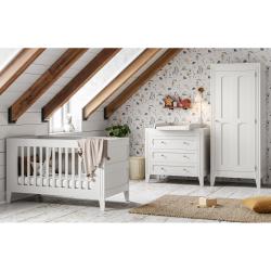 PROMO Chambre bébé complète MILENNE blanc, Couleur Blanc, L, l, H, ALFRED ET COMPAGNIE