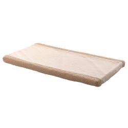 PROMO Matelas à langer pour commode et table à langer ROMANE et AUBANE rose et marron, Couleur Vieux rose et brun, L96, l51, H4, ALFRED ET COMPAGNIE