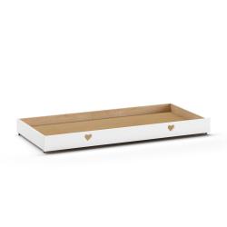 PROMO Tiroir 90x190 pour lit cabane enfant IRIS, Couleur Blanc, L196, l94, H19, ALFRED ET COMPAGNIE