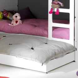 PROMO Tiroir de lit blanc 90x190 pour lit 29cm sous pan, Couleur Blanc, L187, l97, H29, ALFRED ET COMPAGNIE