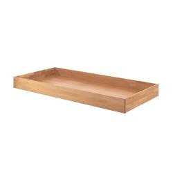 PROMO Tiroir pour lit banquette, lit superposé ou lit cabane ROMANE, Couleur Chêne, L196, l94, H18, ALFRED ET COMPAGNIE