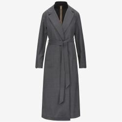 Jorance 3L Wool Grisaille - Manteau long laine pour dames - Vestes - Gris ombre - Femmes - Taille XS - K-Way - Beloutfit