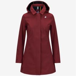 Mathy Bonded - Trench féminin mi-saison - Vestes - Bordeaux - Femmes - Taille XXL - K-Way - Beloutfit